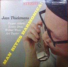 Jean Thielemans* - Man Bites Harmonica! (LP, Album, Mic) (Very Good Plus (VG+))