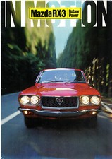 Mazda RX-3 Rotary 1972-1975 UK Market Foldout Sales Brochure Saloon & Coupe
