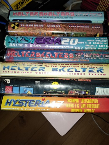 Oldskool rave tape packs - oldskool,