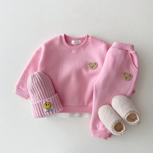 Baby velvet crewneck - baby,