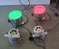 Set of 4 Par 56 LED Lighting Cans. DMX or stand alone on Automatic.