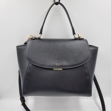 Oroton Inez Black Saffiano