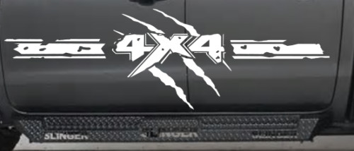 Rustic truck side decals - rustic,