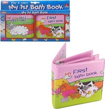 Baby Bath Time My 1st First Bath Book Toddler Play Floating Educational Toy