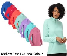 Regatta Womens Sweethart Micro Layer Fleece Top Lightweight Ladies Half Zip Neck