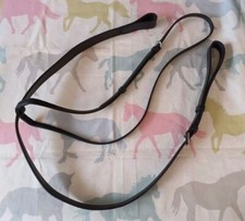 English Leather Standing Martingale.  Cob Size.  Black. Excellent Condition.