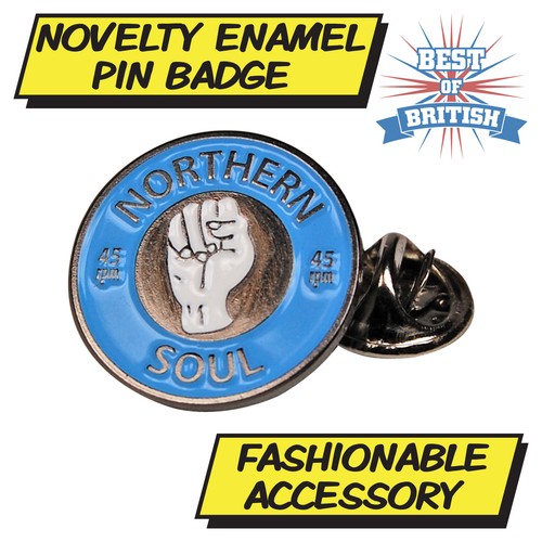 Northern soul badges metal - northern,