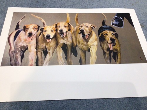 Foxhound print hunting - foxhound,