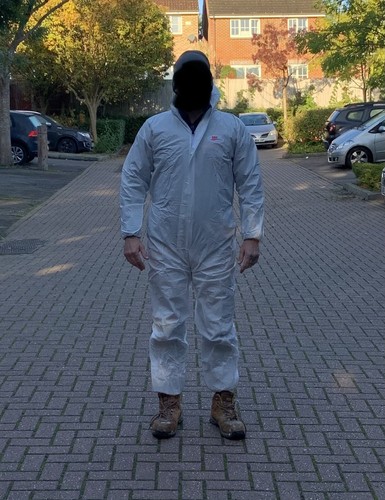White disposable overalls - disposable,