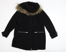 New Look Maternity Black Faux