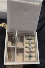 Leather jewellery box , With
