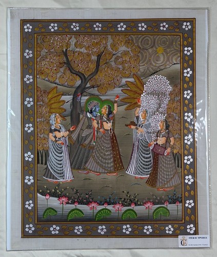 Hand painted radha krishna - hand,