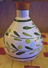 Caleca pottery Olive oil bottle Italy