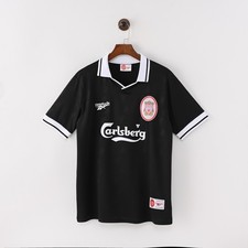 Liverpool Retro 1996/97 Black Away Shirt Reebok Size XXL New With Tags