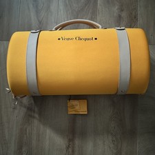Veuve Clicquot Yellow Traveller Bag Case With Glasses