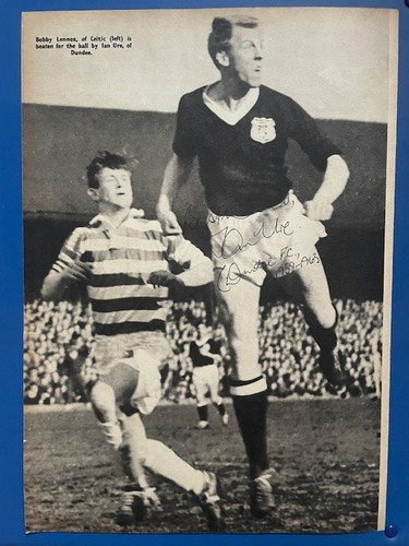 Ian ure signed 1959 dundee - ian,