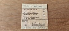 Ticket 1985 Nottingham Forest