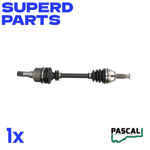 Drive shaft front 607mm - drive, l