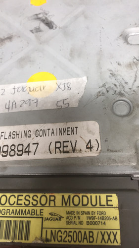 1w9f 14b205 jaguar 2002 xj8 - 1w9f-14b205-ab,