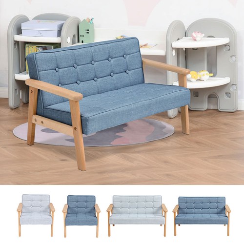 Kids sofa armchair wooden - kids,