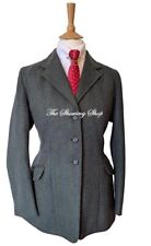 CALDENE LADIES GATCOMBE BROWN/ BLUE TWEED SHOWING/ HUNTING JACKET SIZE 12 (36)