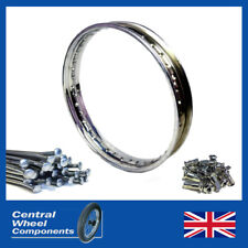 18" WM3 Triumph Stainless Rim & Spokes Set Bolt on Rear 5T, T100, 6T, T110, T120
