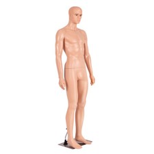 Full Body Mannequin Torso Manikin 184 cm Realistic Male Shop Window Display