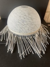 Vintage Art Deco Beaded White