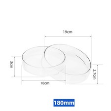 Glass Petri Dish 60mm-200mm High Borosilicate Glass Base with Lids Petri Plates