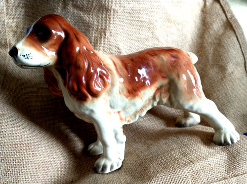 Cocker spaniel porcelain