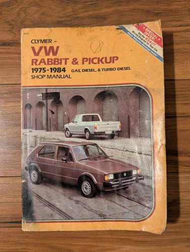 Clymer rabbit pickup a111 - vw, &