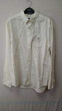 Gant Ivory Oxford Shirt, Button-Down Collar, Size L 41/42 16.5