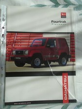 Daihatsu Fourtrak Fieldman brochure undated UK market