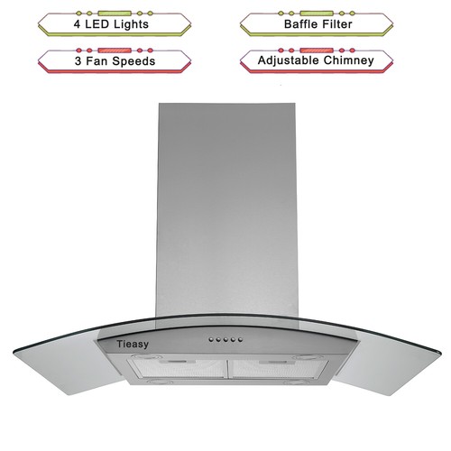 Tieasy 900cfm 36inch island - 900cfm,