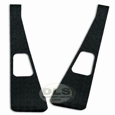 Black chequer plate wing top - black,