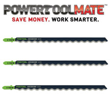 Festool 204345 Jigsaw Blades Set Pack of 3 Materials Insulation S 155/W/3 155mm