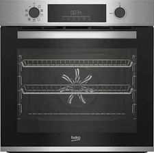Beko BBIE22300XFP Built-in Pyrolytic Single Oven - Mirrored stainless steel effe