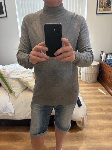 Zara men grey roll - zara, roll/turtle