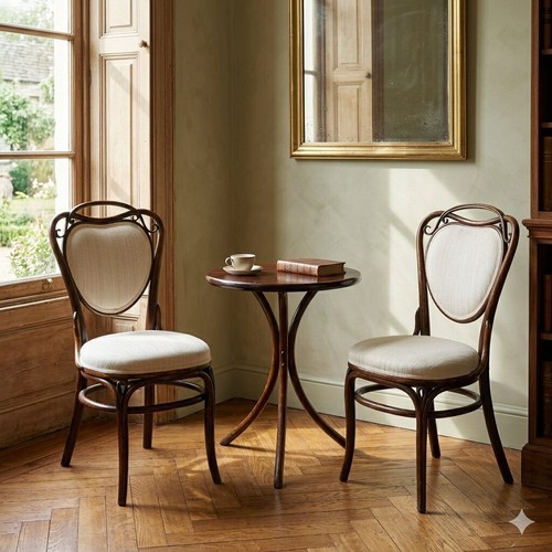 Antique thonet 6 chairs - antique,
