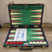 Backgammon Set Large Faux