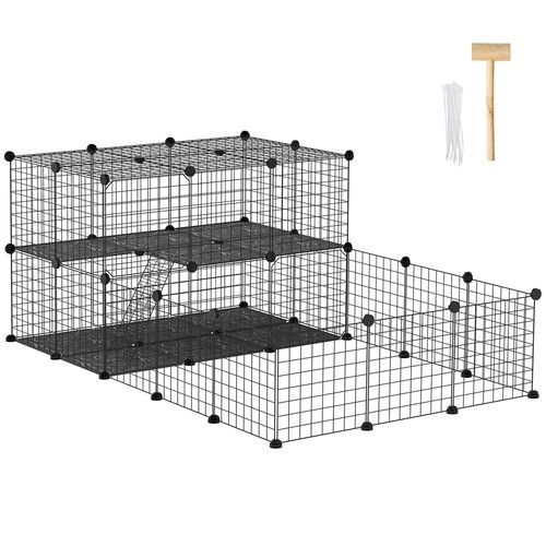 Pawhut pet playpen with - playpen,