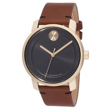 Movado 3600915 Men's Bold Black Dial Quartz Watch