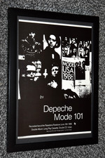 DEPECHE MODE Framed A4 1989