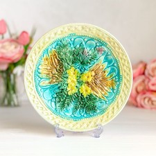 Antique English Majolica Plate