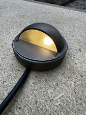 Eyelite steplight In Rustic Bronze Finish By Lumena Lighting, garden step light