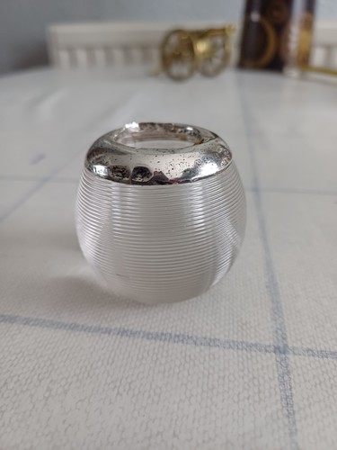 Antique miniature glass vesta - miniature,