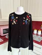 Breckenridge Black Embroidered