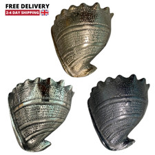 Metal sea shell ornament - metal,