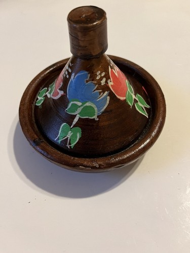Hand painted small clay - hand,