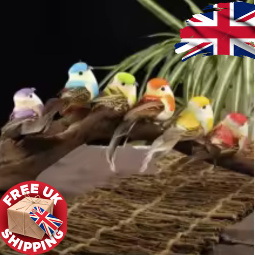 6pcs artificial sparrow - 6pcs,